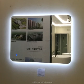 Indoor Home Led Wall Mount Sensor Anti Fog Modern Silver Bathroom