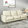 Queenshome home rattan furniture zhongshan making machine latest 3 seater sofa design fabric scandinavian modern house sofa
