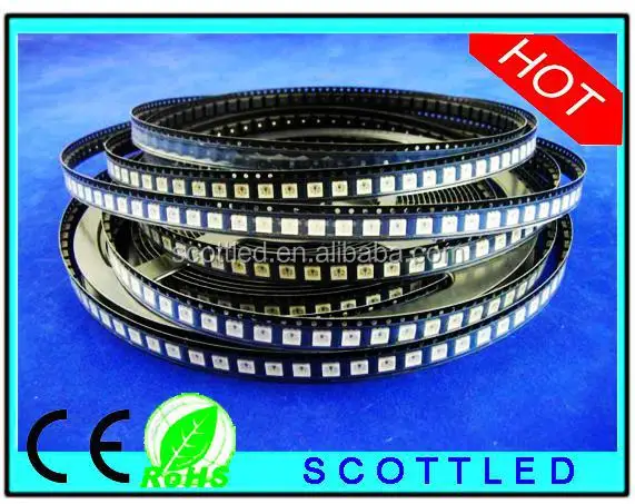 5m Epistar 5050 SMD RGB LED Chip; 1000pcs/rolls;Adressable LED Chip WS2812