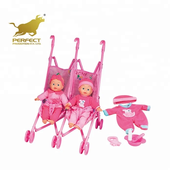 baby alive doll twin stroller