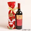 Christmas Decorations For Home Wew Year Present Red Wine Bottle Cover Bags Decoration Home Party Santa Claus Christmas Random