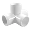 PVC sch 40 coupling four way elbow tee reduce bushing Female Adaptor Male Adaptor End Cap Coupling Tee 3 Reducing Bush