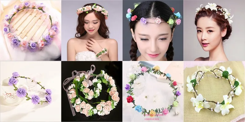 headband of flowers