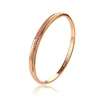 51191rose gold plated russia modern bangle