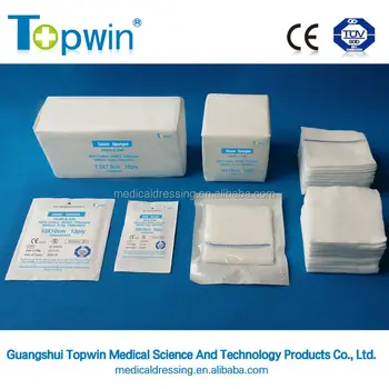 Non Woven Gauze Sponge Sterile Pack 2x2 - Buy Gauze Pad With X-ray ...