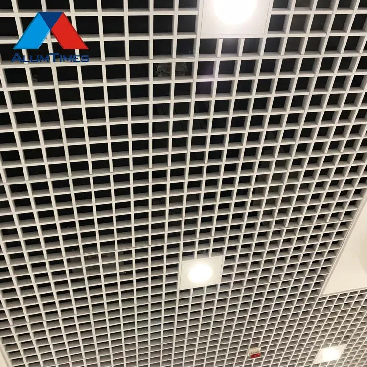 Open Grid Suspended Ceiling Elevator Ceiling Grid Home Decoration