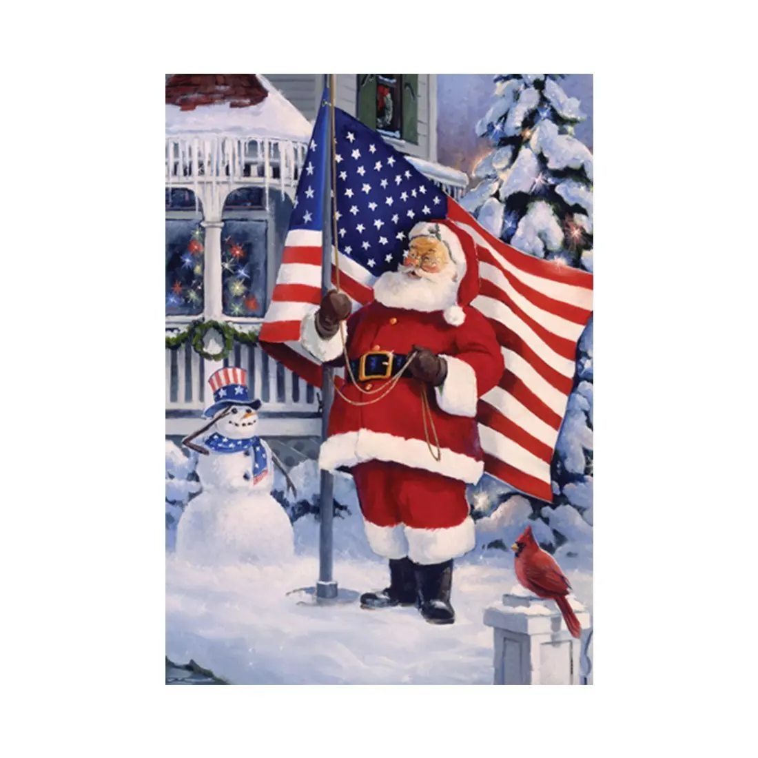 Buy Custom Decor Flag American Santa Garden Flags Decorative Flags