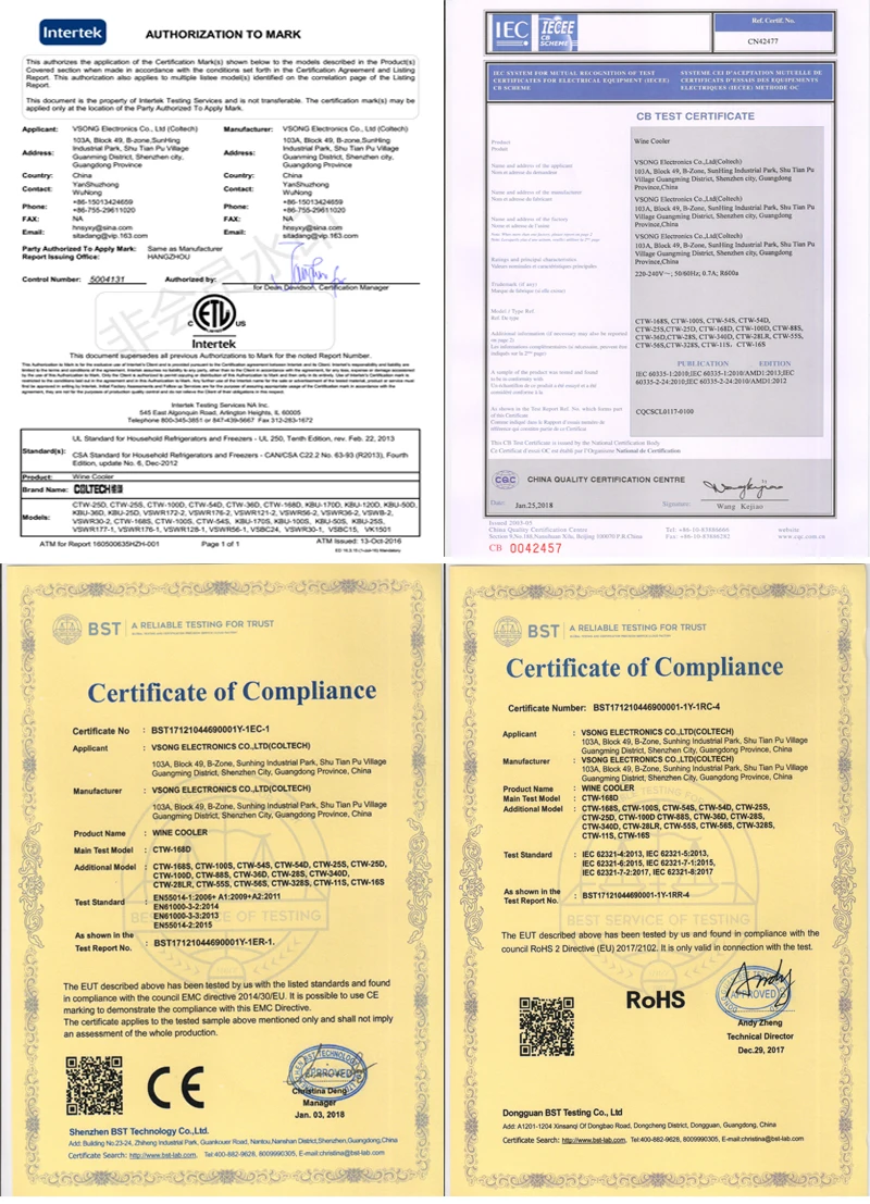 hot sale built-in dual zone shenzhen led display stainless steel wine cooler