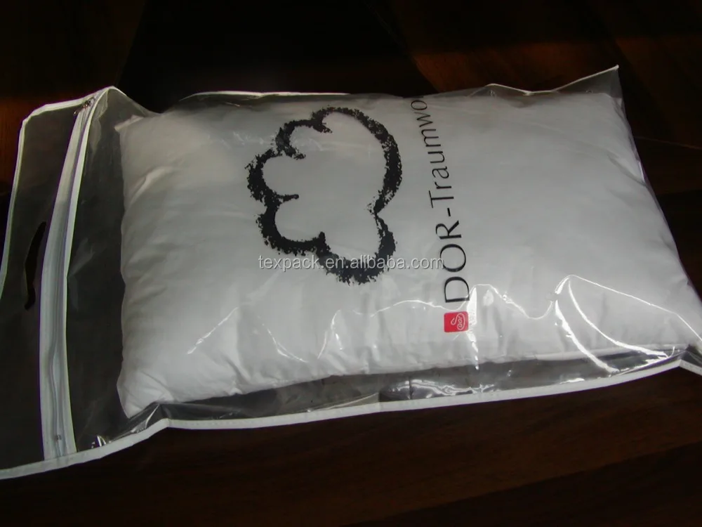 Clear Pe Pillow Plastic Bags With Zipper For Bedding Packaging Wholesale - Buy Pe Bag,Pillow ...