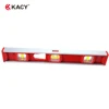 three vial aluminium I beam spirit level with hanging hook
