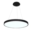 L4u 600mm Modern Decorative Drum Shape Circular Pendant Lights Hanging Chandeliers for Reception