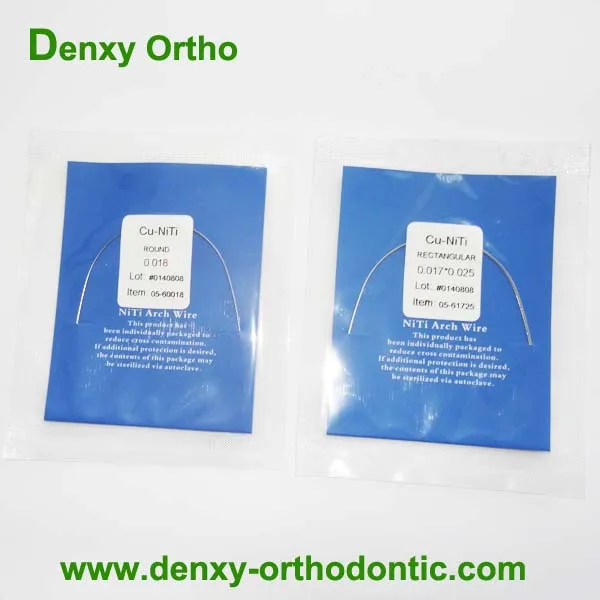 Square/ovoid/natural Form,Orthodontic Wires Dental Archwires Dental
