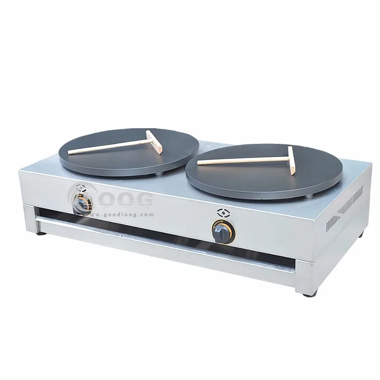 Industrial Crepe Maker Gas & Commercial Gas Propane Crepe Griddle With