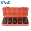 5 PCS 1/2 Inch Drive Axle Hub Nut Socket Set 12 Point Deep Impact Sockets tool