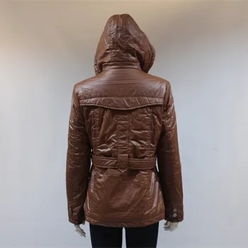 fur hooded leather jacket