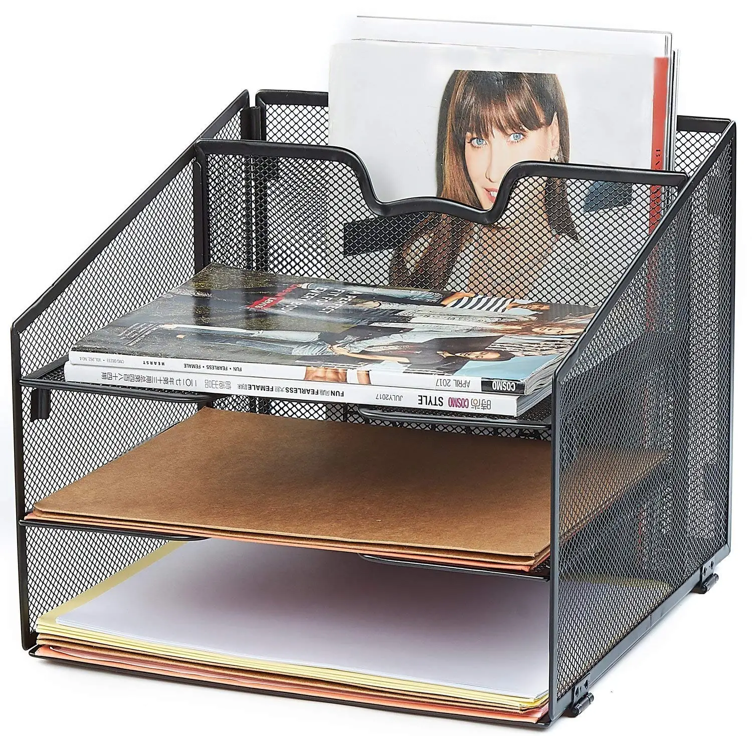 Buy Rackarster Desk Drawer Tray Organizer, 5 Metal mesh
