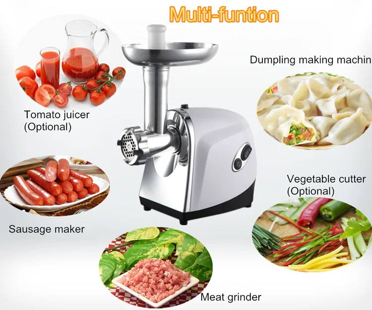 Multifunction Homemade Electric Meat Grinder With Vegetable Slicer