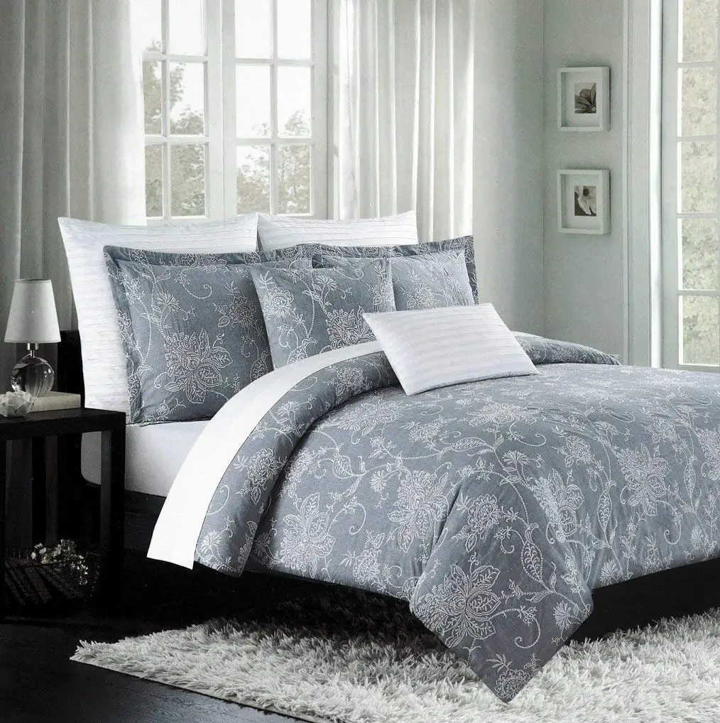 Buy Nicole Miller Bedding 4 Piece Cotton Percale Queen Sheet Set