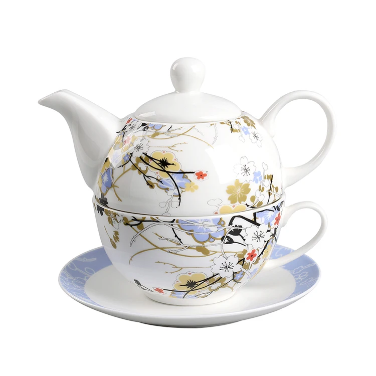 Home Goods Cherry Blossom Printed Small Teapot And Cup Set - Buy Modern ...