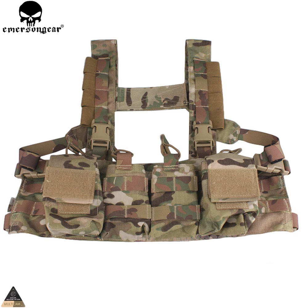 Emersongear Tactical Modular Vest With Airsoft 094k M4 Mag Combat ...