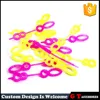 Colorful plastic bubble stick, four holes Environmentally friendly bubble toys accessories, bubble wand wholesale
