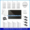 Wireless 8-zone digital GSM PSTN dual network smart APP home burglar security alarm system