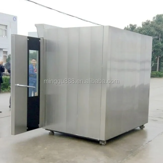 Minggu 36 Trays Rotary Convection Ovens Electric Rotary Rack Oven