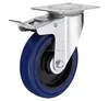 European Type Industrial Elastic Rubber casters wheel