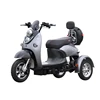 Cheap China New Model 3-Wheel Adult Electric Motor Moped Trike Scooter Motorcycle Tricycle For Sale