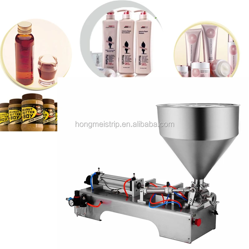 Single head Semi Auto liquid paste filling machine cream honey juice water packing machine bottle filling machine 50-500ML