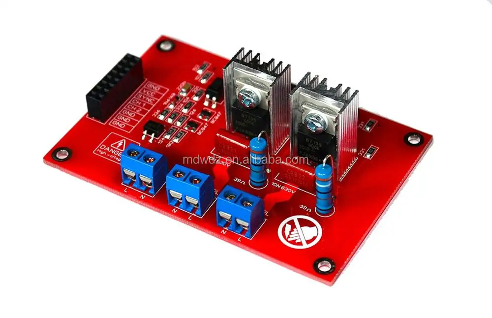 2CH AC LED Light Dimmer Module Controller Board, View led lcd