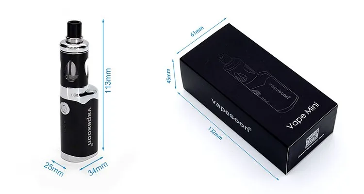 CBD Oil Box Mod Starter Kit with Tank Vapesoon