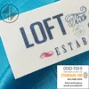 High Quality and Colorful webbing tee neck label