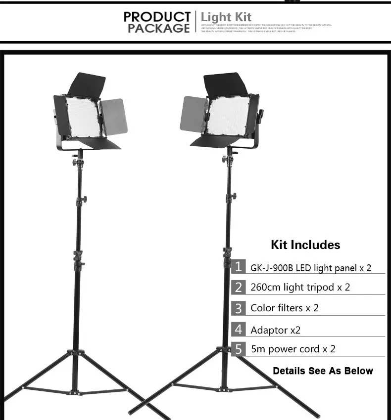 Tolifo Led De Alta Calidad 900 De La Fotografia En Color Video Kit De Iluminacion Buy Kit De Luz De Video Led Kit De Luz De Fotografia Led 900 Kit De Luz De