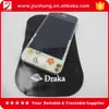 Soft PVC anti slip mobile mat, auto car mobile phone non slip mat with logo