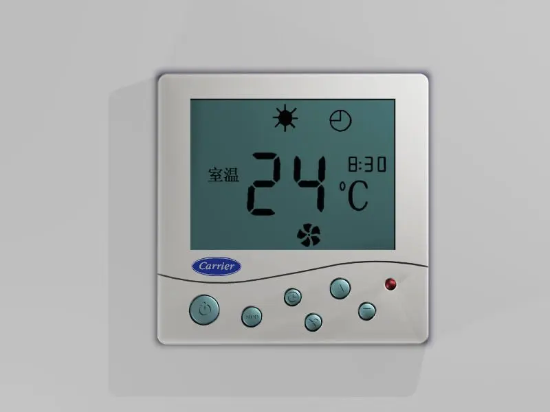 Plastic Thermostat Enclosure 86cm Size With Small Lcd Display And