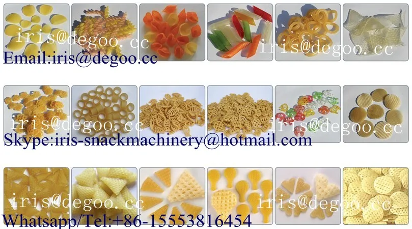 Made In China Food Business 3d Fried Pellet Snacks Making Machine/2d ...