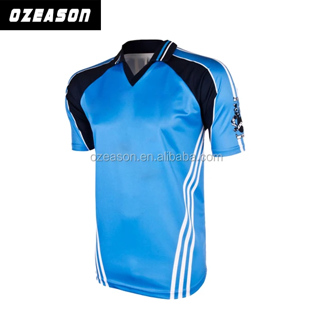 blue colour cricket jersey