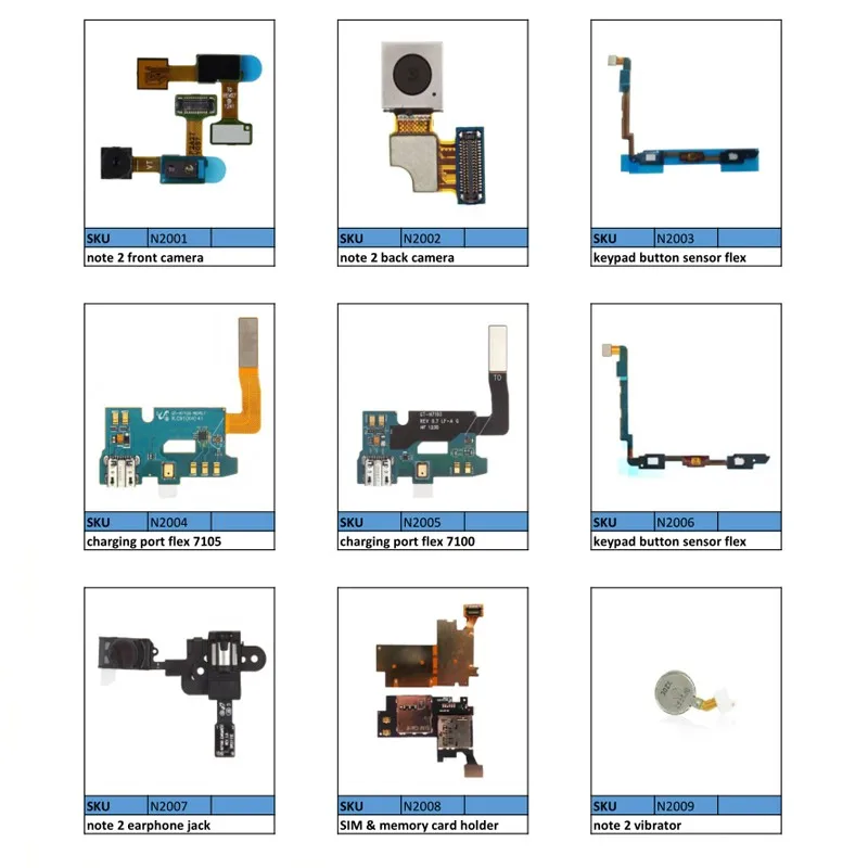 Mobile Phone Flex Cable Lcd Screen Testing Flex Cable For Samsung