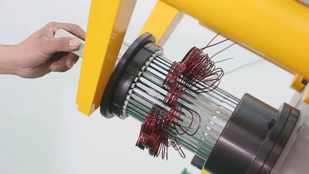 Fullautomatic Electric Motor Stator Coil Insertion Winding Inserting