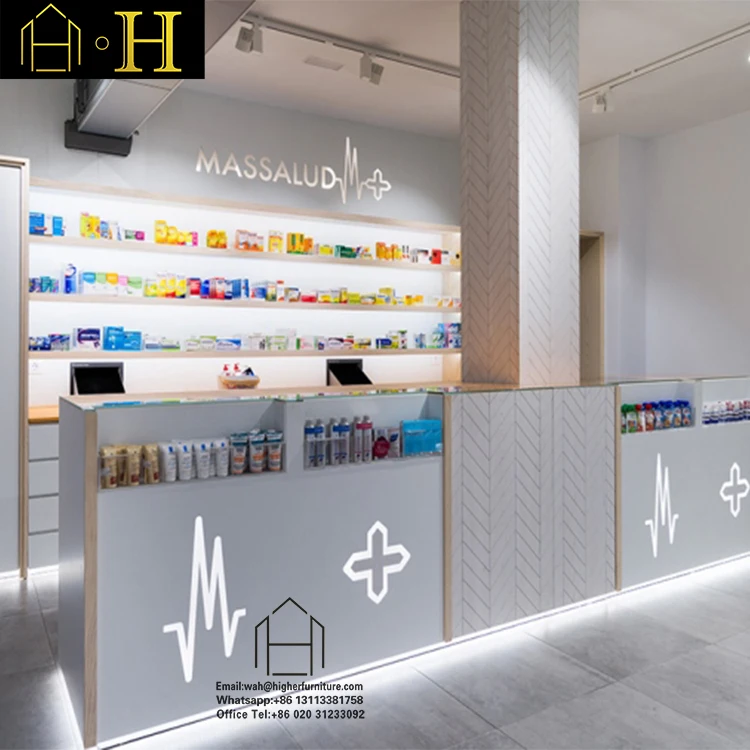 Professional Medical Shop Interior Design Medical Store Furniture