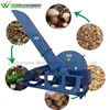 Golden locust tree chips making assemble base for firewood