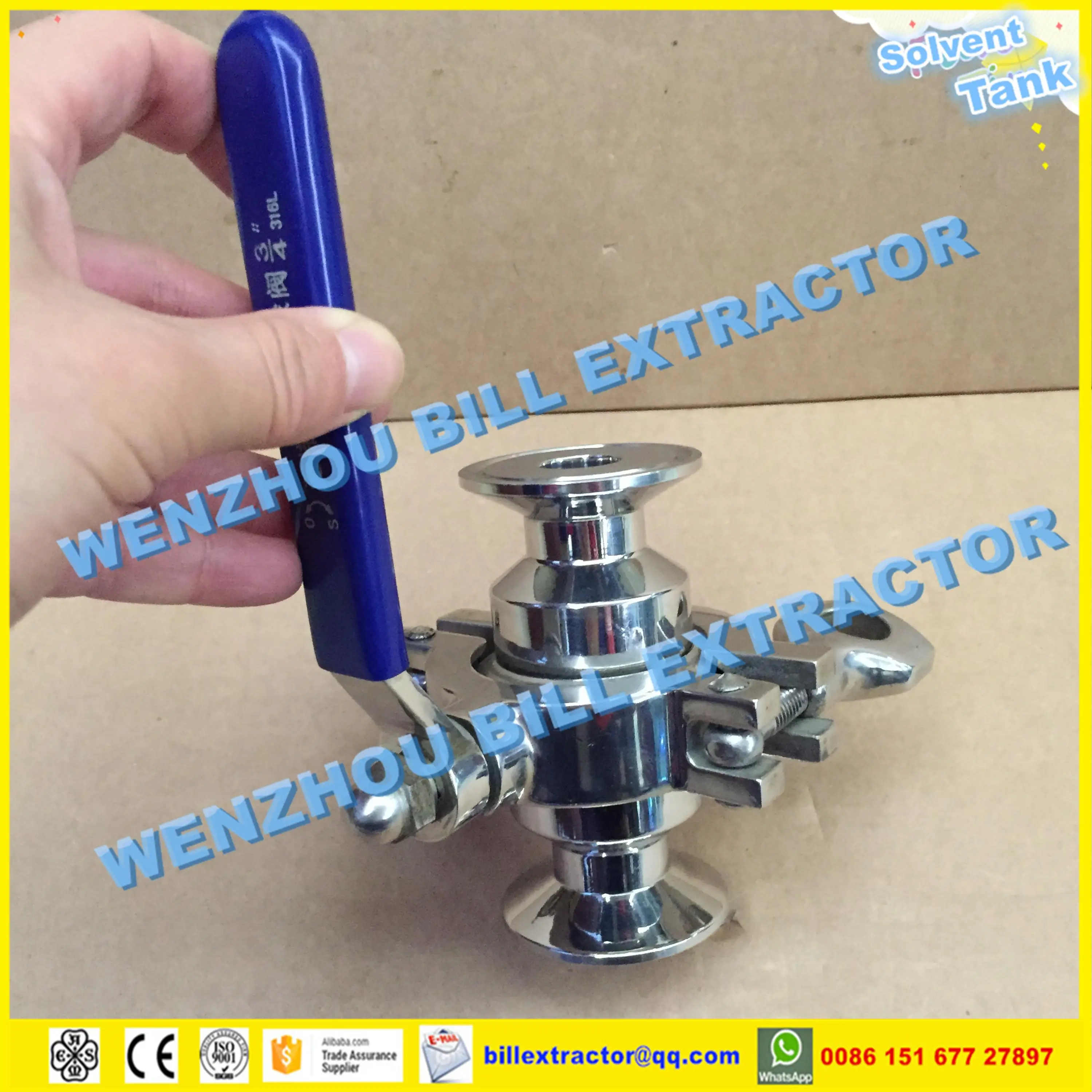 Stainless Steel Ss316 Swagelok Type Ball Valve With Ptfe Gasket Bspt Npt Black Handle Buy 9644