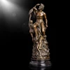 Bronze modern art sculpture eagle and man bronze sculpture crafts decoration