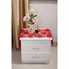 Good prices multi size red embroidery rectangle table cover