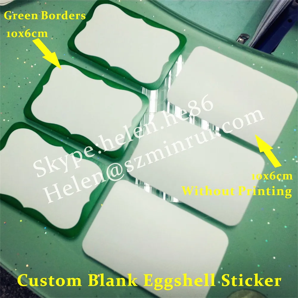 plain vinyl stickers