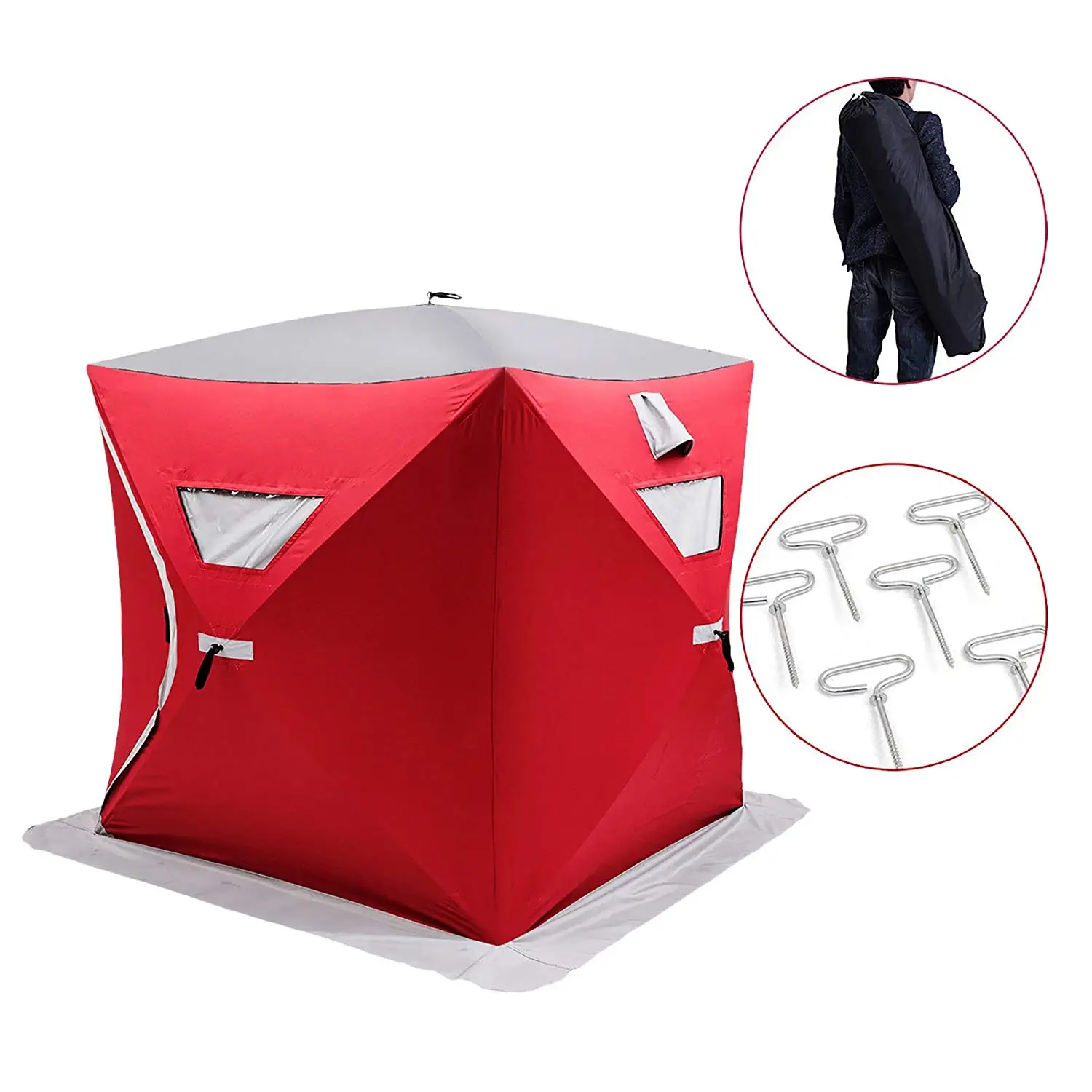 ice fishing shelter 3 person