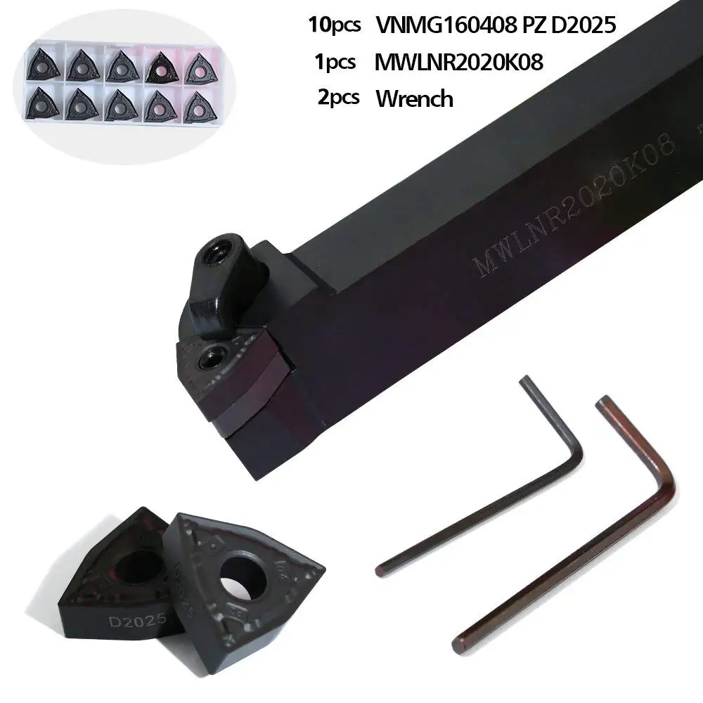 Boeray 10pcs Cutting Carbide Inserts Tool Machine Thread Inserts CNC