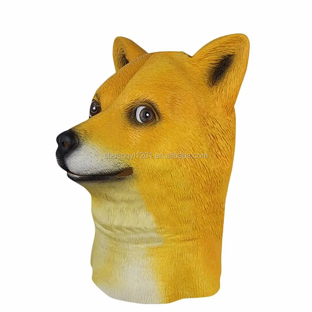 ハロウィーンのための面白いかわいいコスチュームコスプレ犬動物の頭ラテックスマスク Buy 犬動物マスク フル犬ヘッドマスク用パーティー 完全な頭部ラテックス動物マスク面白い Product On Alibaba Com