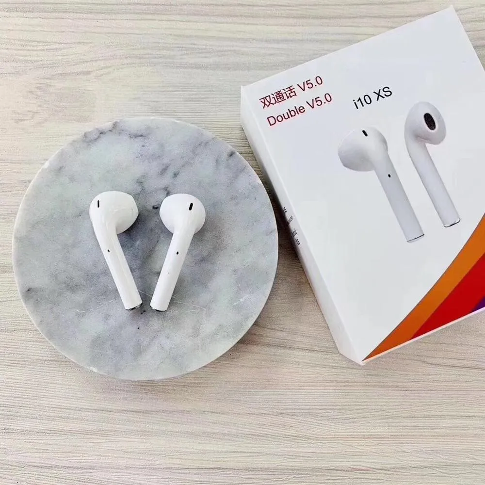 "I10 XS СПЦ мини беспроводной наушники Touch управление Bluetooth 5,0 с коробкой для iphone Android"
